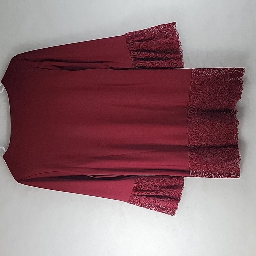 NWOT Slinky Brand Lace Trimmed Tunic Size S - Picture 8 of 8